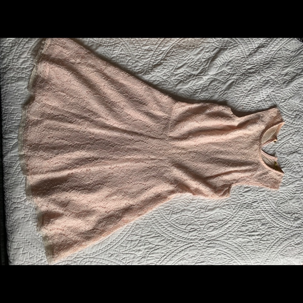 Pink midi dress